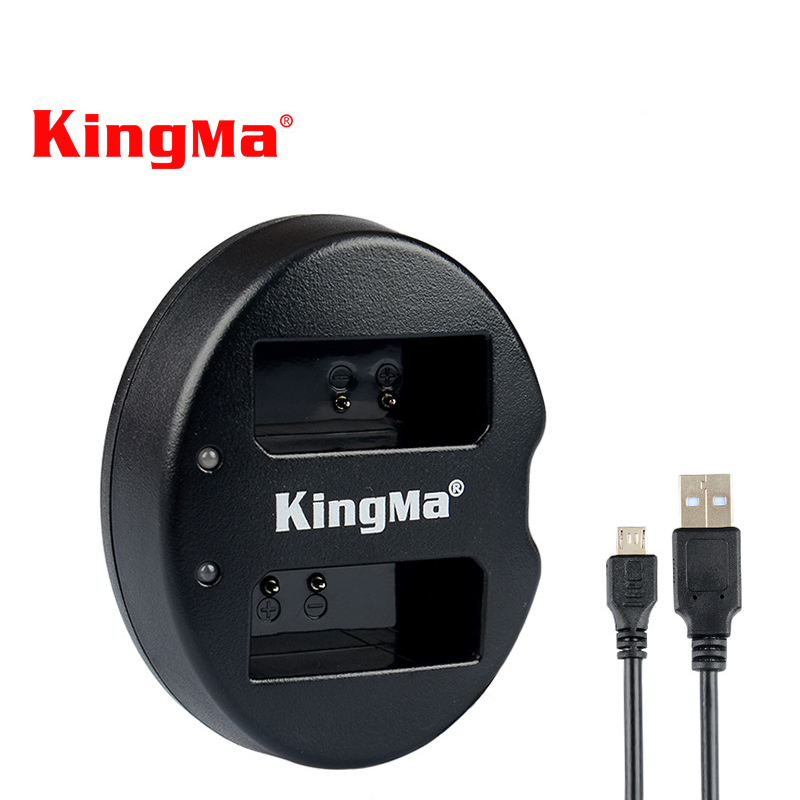 KingMa Dual Battery Charger For CANNON EOS 1100D 1200D KISSX50